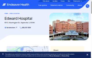 Endeavor Health Edward Hospital website