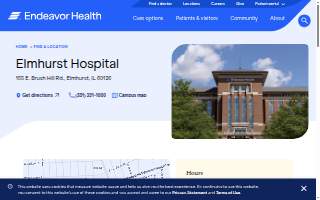 Endeavor Health Elmhurst Hospital website