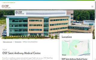 OSF Saint Anthony Medical Center website