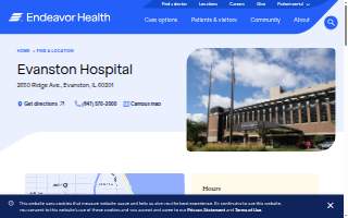 Endeavor Health Evanston Hospital website