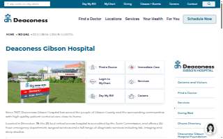 Deaconess Gibson Hospital website