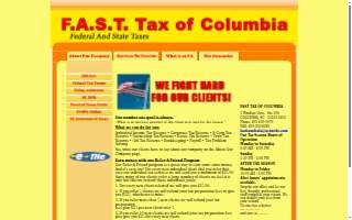 Fast Tax of Columbia website