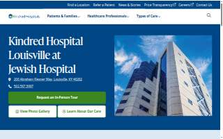 Kindred Hospital Louisville at Jewish Hospital website