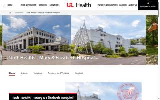 UofL Health – Mary & Elizabeth Hospital website