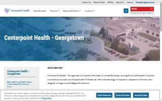 Centerpoint Health - Georgetown website