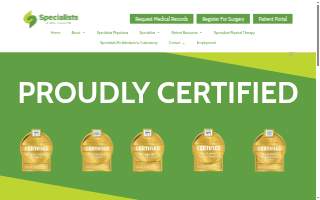 Specialists Hospital Shreveport website