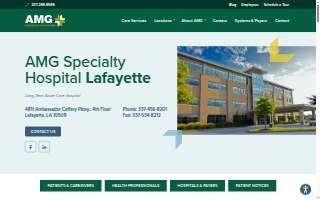 AMG Specialty Hospital - Lafayette website