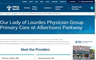 Lourdes Physician Group - Primary Care website