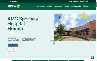 AMG Specialty Hospital - Houma website