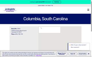 ProLogistix of Columbia website