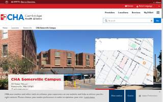 CHA Somerville Campus website