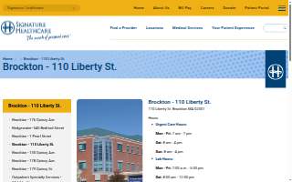 Signature Medical Group - Brockton - 110 Liberty St. website