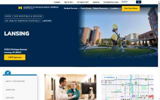 University of Michigan Health-Sparrow Lansing website