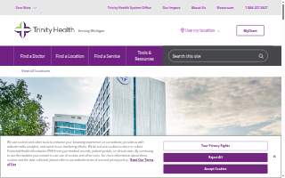 Trinity Health Muskegon Hospital website