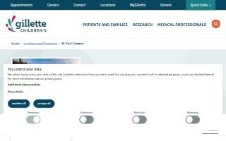 Gillette Children's St. Paul Campus website