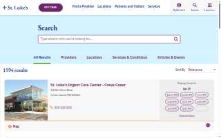 St Luke's - WingHaven Medical Building website
