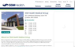 SSM Health Medical Group of O'Fallon website