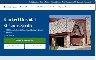 Kindred Hospital St. Louis South website