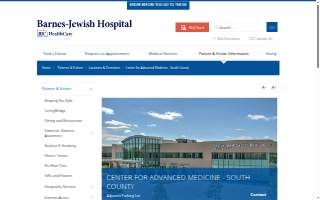Center for Advanced Medicine - South County website