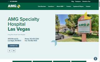 AMG Specialty Hospital - Las Vegas website