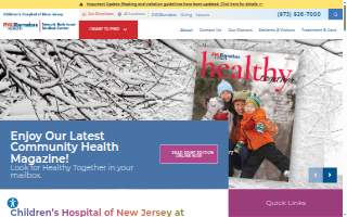 Children's Hospital of New Jersey at Newark Beth Israel Medical Center website