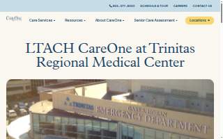 LTACH CareOne at Trinitas Regional Medical Center website