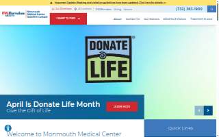 Monmouth Medical Center, Southern Campus website