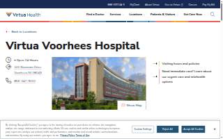 Virtua Voorhees Hospital website