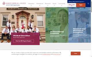 Albany Medical Center Neurology Department website
