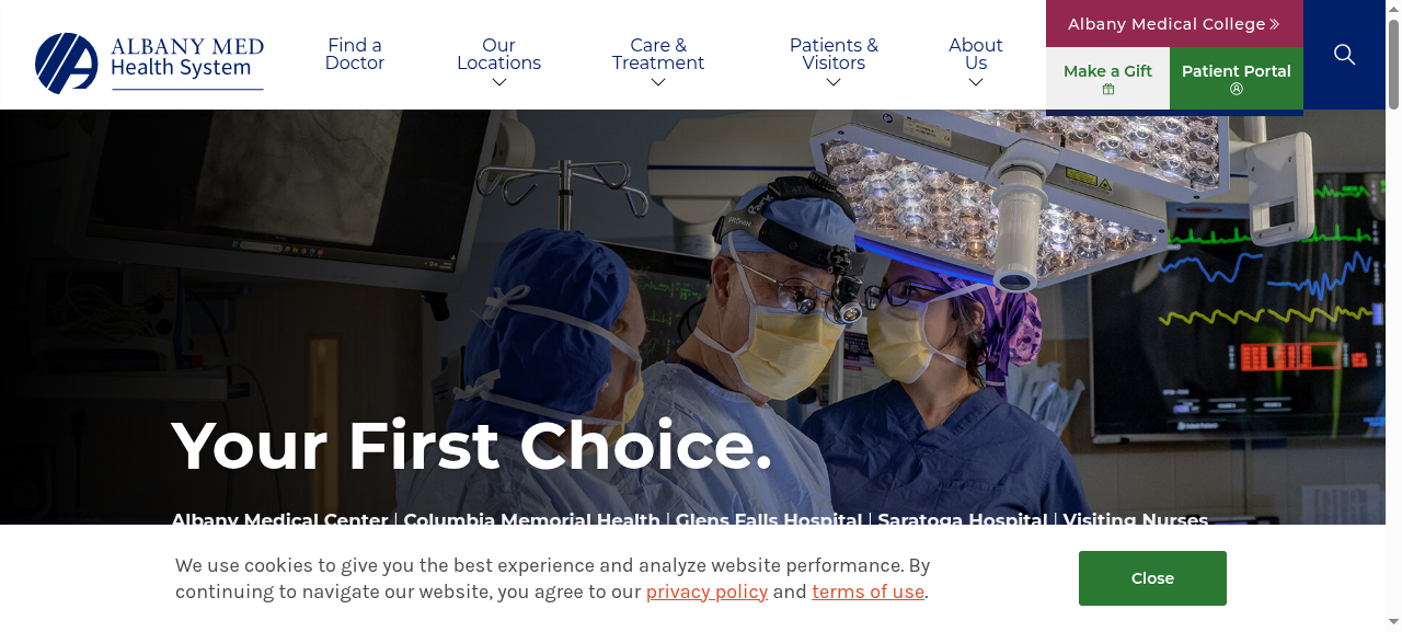 Albany Medical Center website