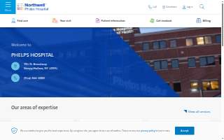 Phelps Hospital website