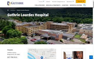 Guthrie Lourdes Hospital website