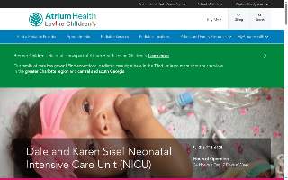 Atrium Health Wake Forest Baptist Neonatal Intensive Care Unit (NICU) website