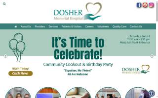 Dosher Memorial Hospital website
