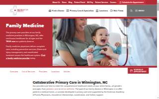 Wilmimgton Healthcare website
