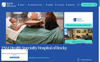 PAM Health Specialty Hospital of Rocky Mount website