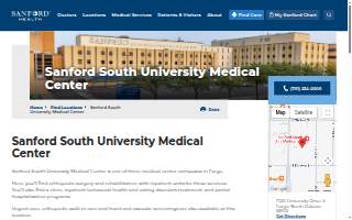 Sanford South University Medical Center website