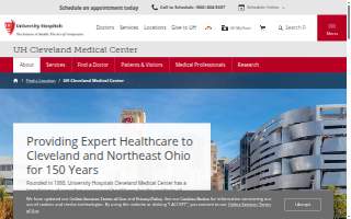 UH Cleveland Medical Center Bolwell Health Center website