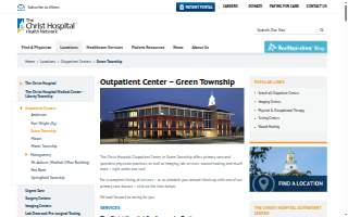 The Christ Hospital Outpatient Center - Green Township website