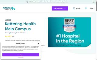 Kettering Health Main Campus website