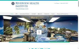 Riverview Health Institute website