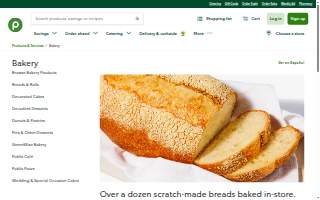 Publix Super Market Bakery website