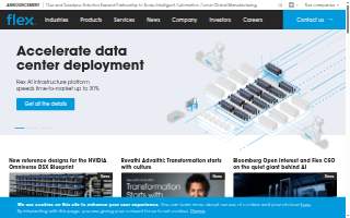 Flex LTD website