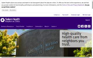 West Valley Hospital website