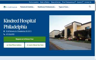 Kindred Hospital Philadelphia website