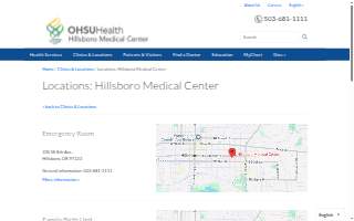Hillsboro Medical Center website
