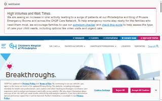 Children's Hospital of Philadelphia - Main Building website