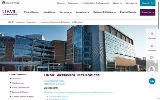 UPMC Passavant - McCandless website
