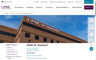 UPMC St. Margaret website