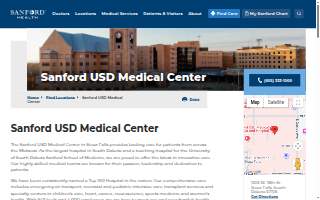 Sanford USD Medical Center and Hospital of Sioux Falls website